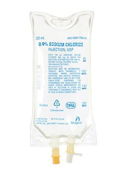 Sodium Chloride, Preservative Free 0.9% IV Solution Flexible Bag 250 mL Replacement Preparation (1/EA 24/CS) by ICU Medical  ID 00409-7983-02